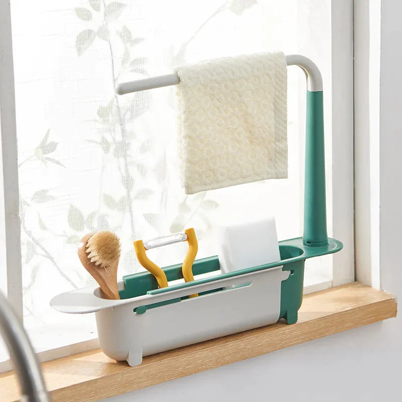 Adjustable Sink Organizer Rack