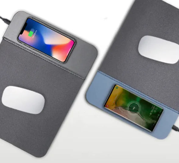 Wireless Charging Desk Mouse Pad