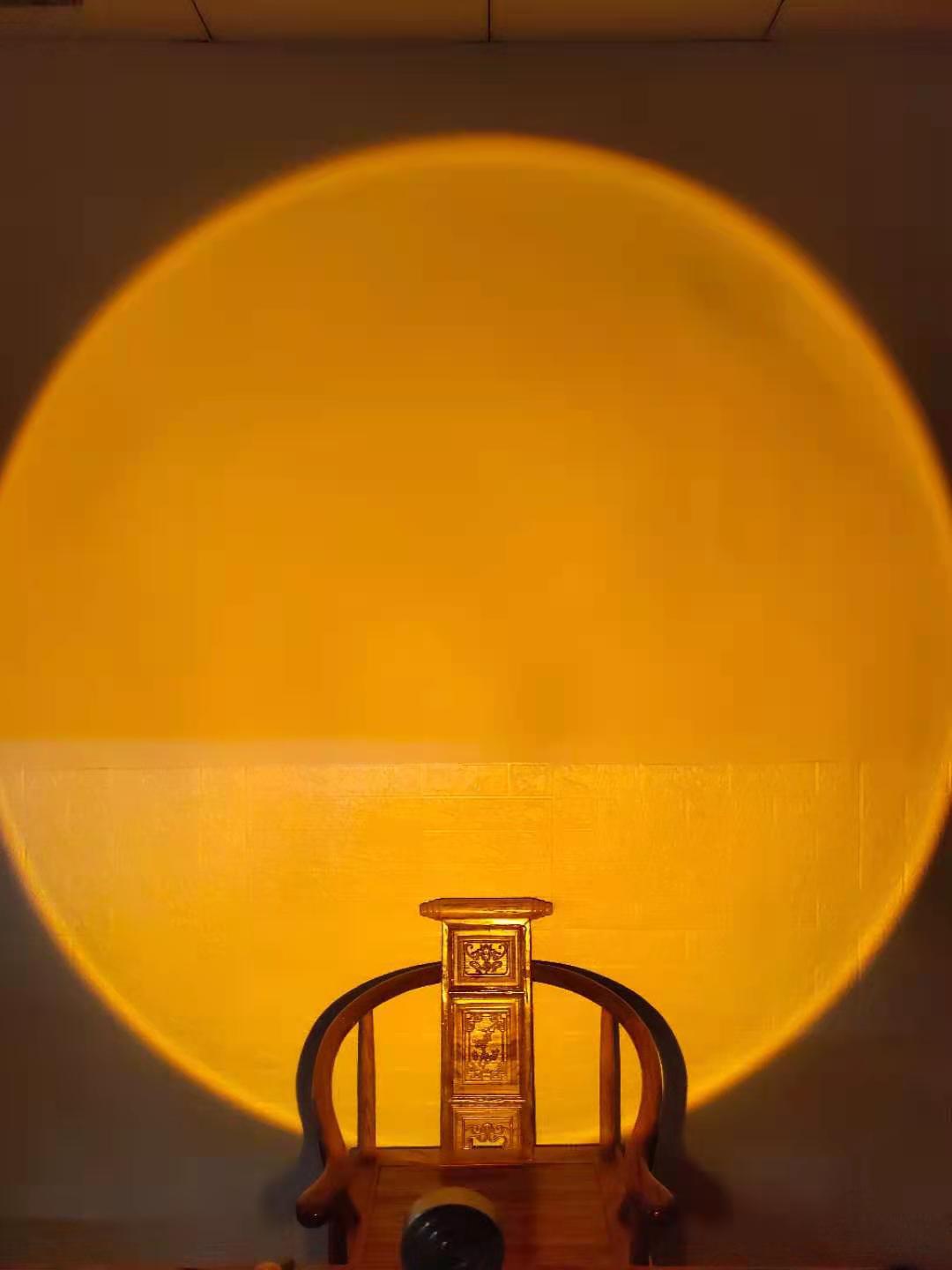 Aesthetic Sunset Projection Lamp – Cozy Room Glow Light