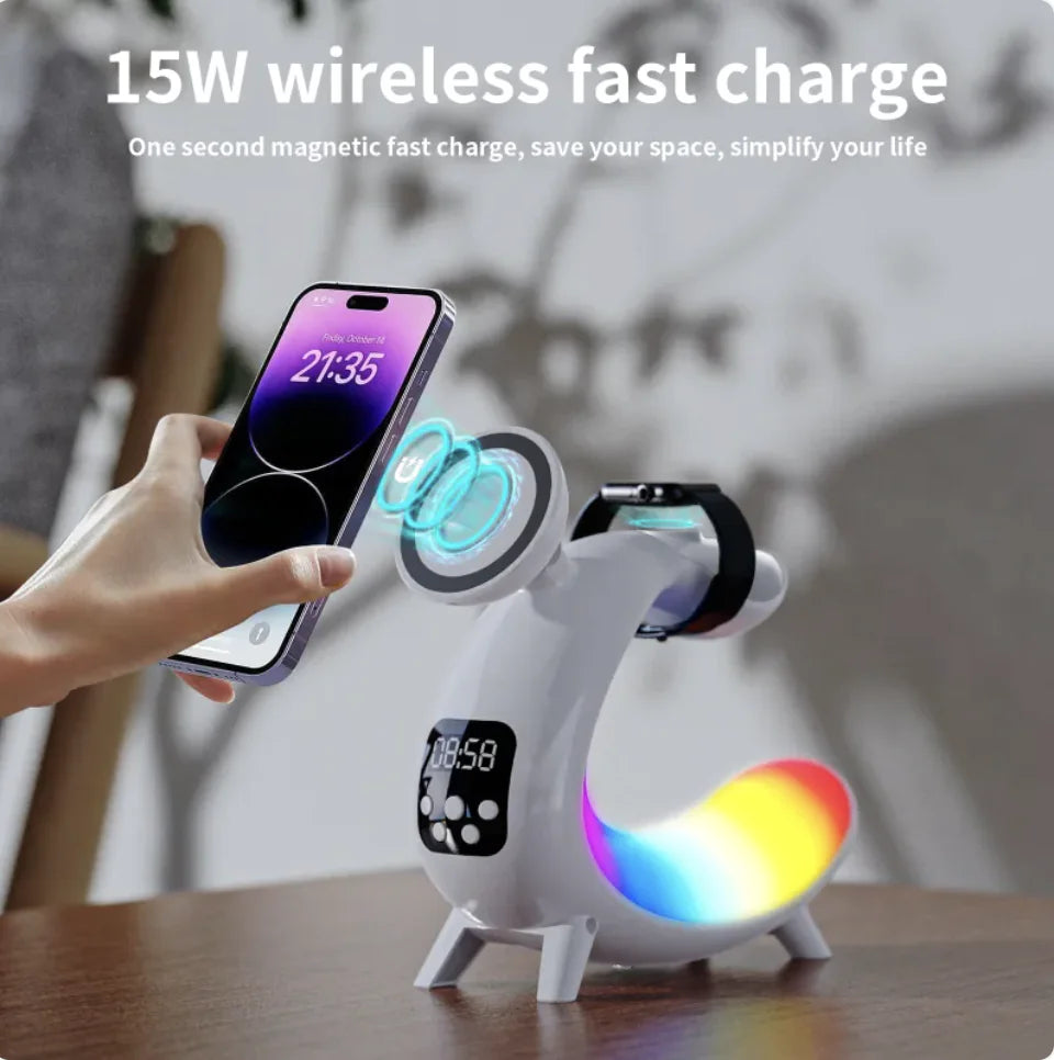 3-in-1 Wireless Charging LED Desk Lamp