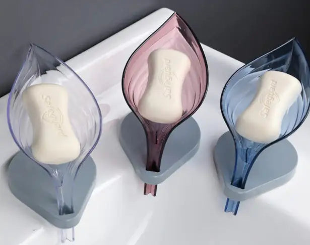 Creative Suction Cup Soap & Sponge Holder – Self-Draining Sink Organizer Box