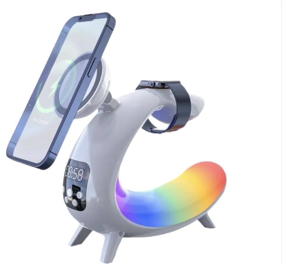 3-in-1 Wireless Charging LED Desk Lamp