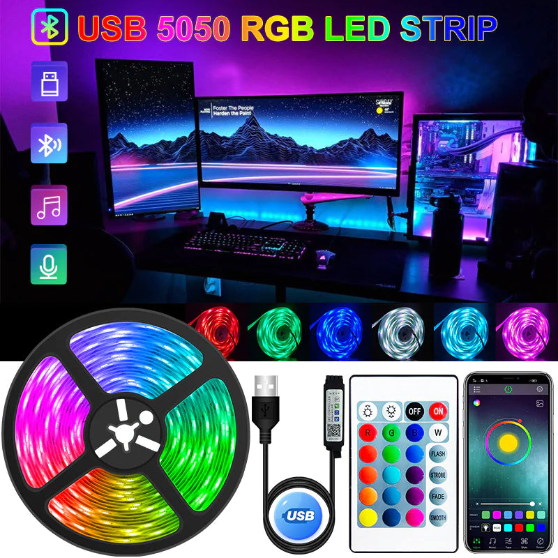 RGB LED Strip Light (App Controlled)