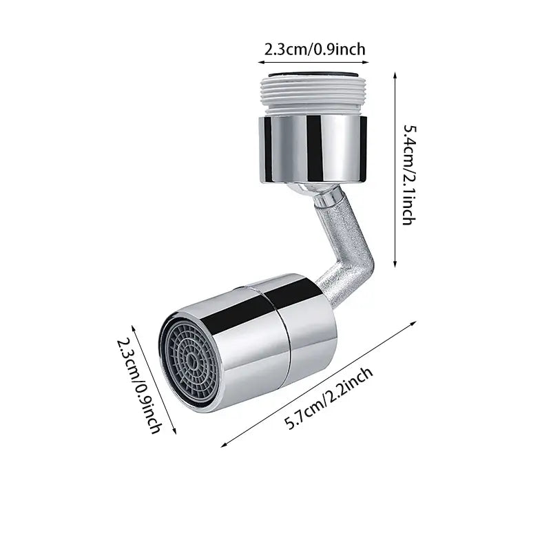 Swivel Faucet Extender – Anti-Splash Aerator Nozzle Attachment