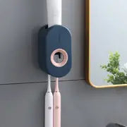 Automatic Toothpaste Dispenser + Wall-Mounted Holder