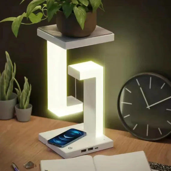 Anti-Gravity Wireless Charging LED Desk Lamp