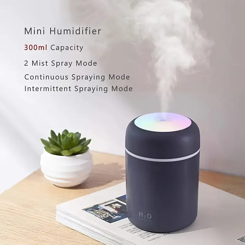 LumiMist 300ML USB Humidifier & Aroma Diffuser