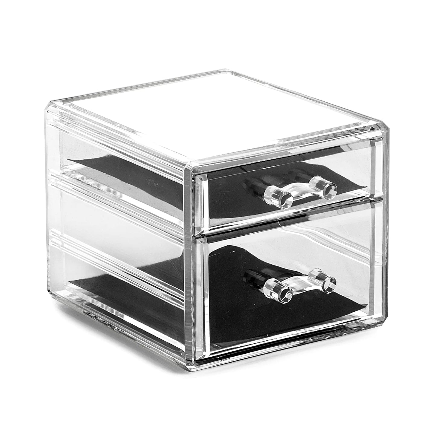 Clear Acrylic 2-Drawer Organizer
