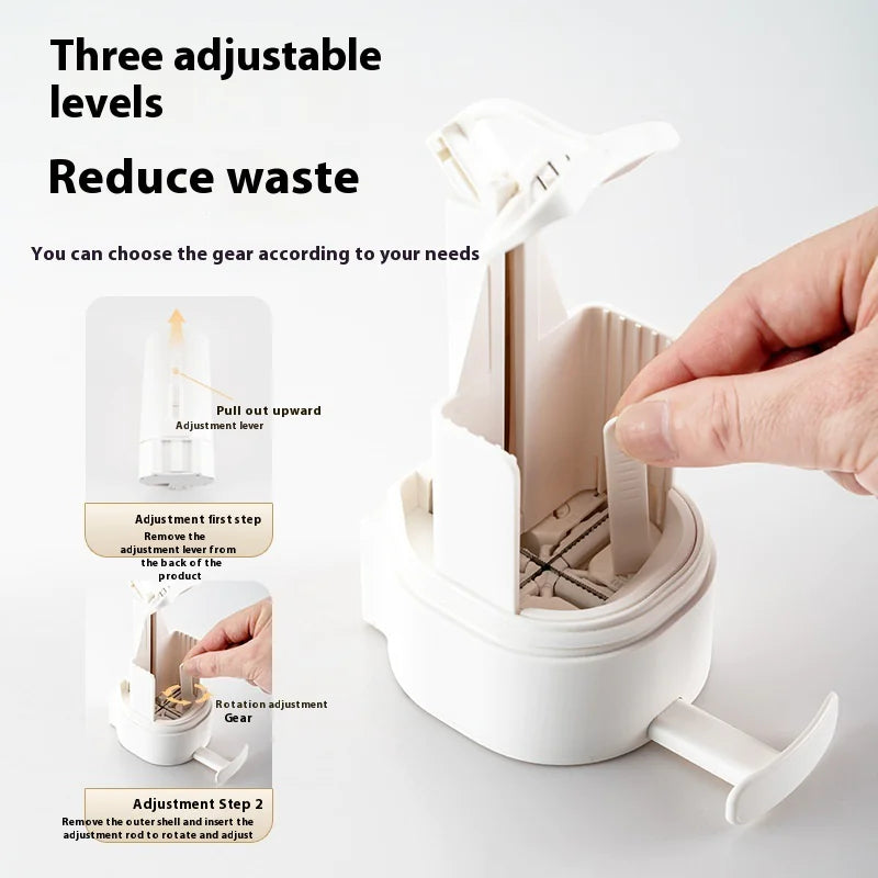 Dual-Function Bar Soap Holder with Built-In Shredder