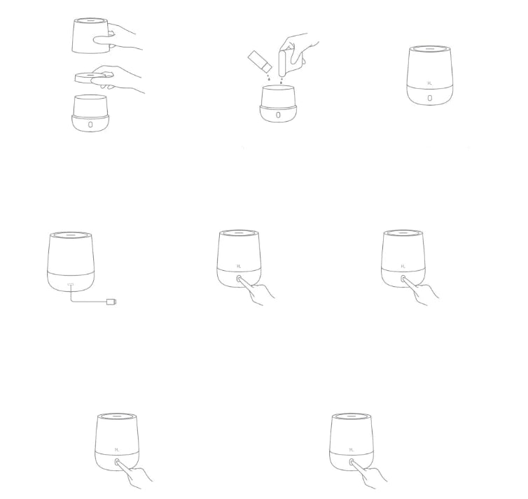 Mini USB Aromatherapy Diffuser & Humidifier