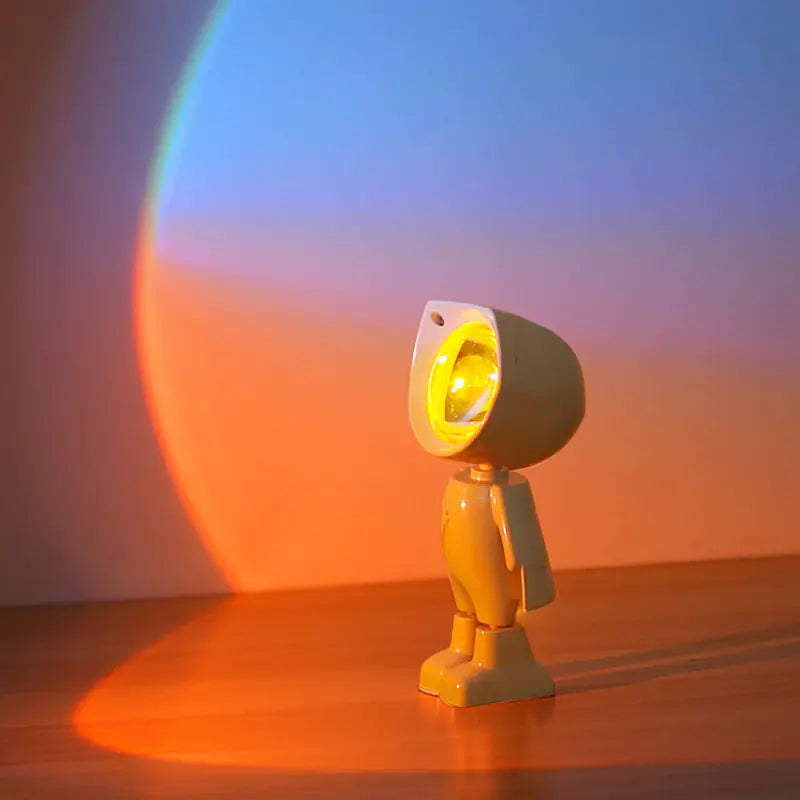 Astronaut Sunset Projection Lamp – Touch Control | Cozy Ambient LED Light