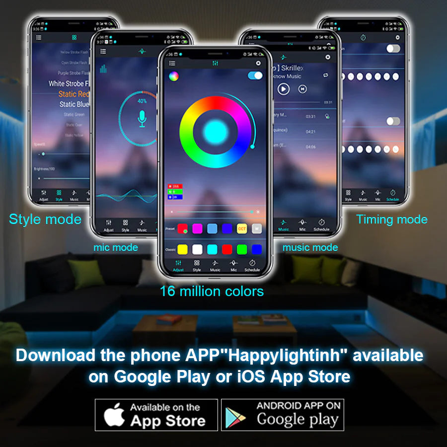 RGB LED Strip Light (App Controlled)