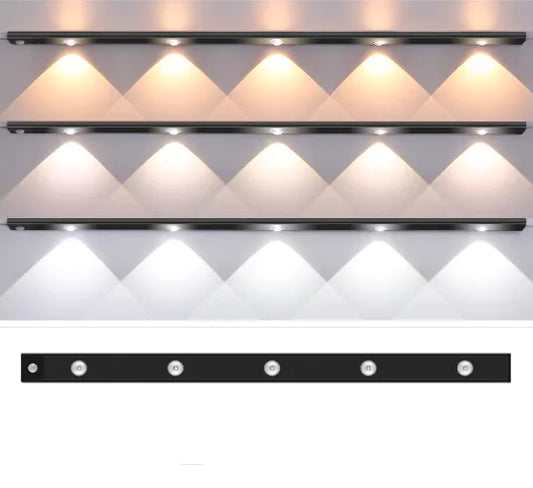 LED Motion Sensor Night Light – PIR Auto-On, Rechargeable