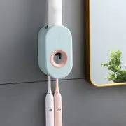 Automatic Toothpaste Dispenser + Wall-Mounted Holder