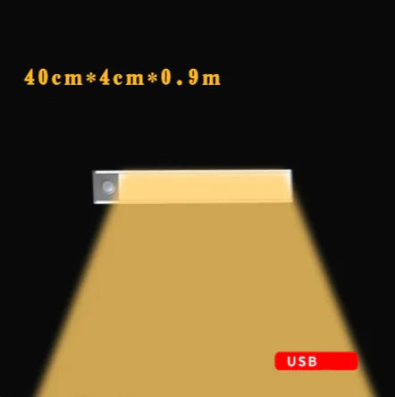 USB-Rechargeable Motion Sensor LED Light for Closets, Hallways & Cabinets