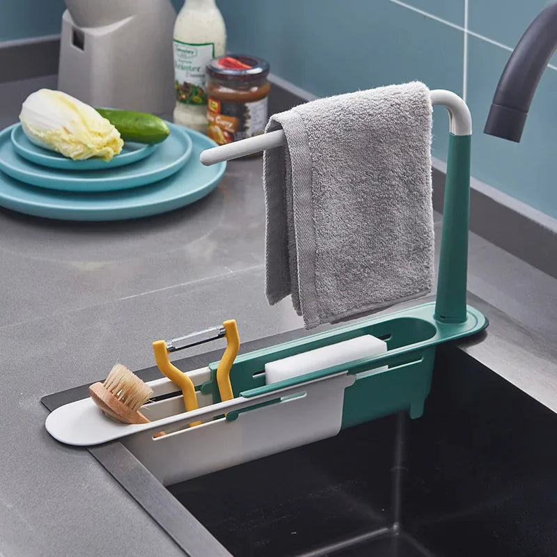 Adjustable Sink Organizer Rack
